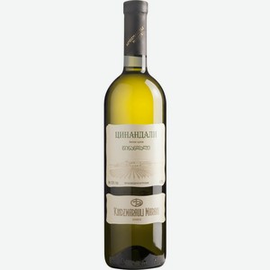 Вино KINDZMARAULI MARANI Цинандали орд. сорт. бел. сух., Грузия, 0.75 L