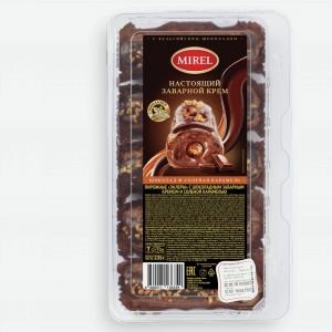 Пирожные Эклеры МИРЭЛЬ с шоколадным заварным кремом и соленой карамелью, 235г