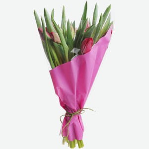 Букет цветов тюльпаны, 15шт
