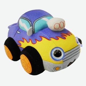 Мягкая игрушка 1Тoy «Дразнюка-Биби Автомобильчик» 15 см глазки светятся