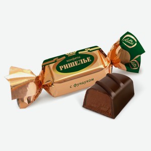 Конфеты шоколадные Konti Ришелье с фундуком, вес цена за 1 кг