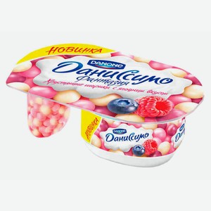 Йогурт Даниссимо Фантазия 105г 6,9% Ягодные Шарики