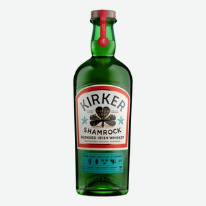 Виски ирландский Kirker Shamrock Blended, 0.7л Великобритания