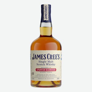 Виски шотландский James Crees односолодовый, 0.7л Великобритания