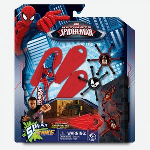 Игровой набор Spiderman 2 мишени-липучки, ручная катапульта, 3 пули-бросалки