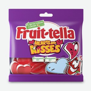 Мармелад Fruit-tella Hearts&Kisses 100г