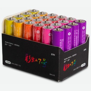 Батарейка Zmi Rainbow Z17 типа ААА (24 шт)цветные