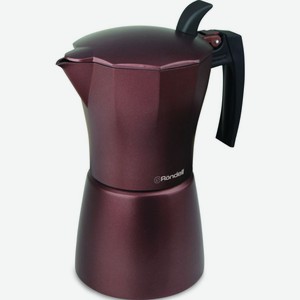 Кофеварка гейзерная Rondell Kortado цвет: винный, 450 мл