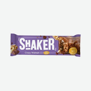 Батончик глазированный FitnesShock Shaker Грецкий орех без сахара 35 г