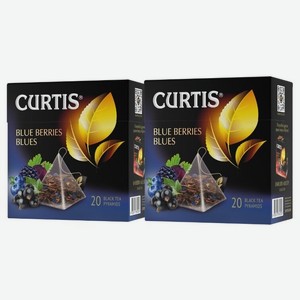 Чай черный Curtis Blue Berries Blues в пирамидках, 2 уп по 20 шт