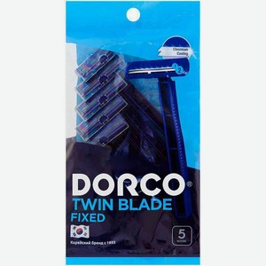Станок для бритья одноразовый Dorco TD708 с двойным лезвием, 5 шт.