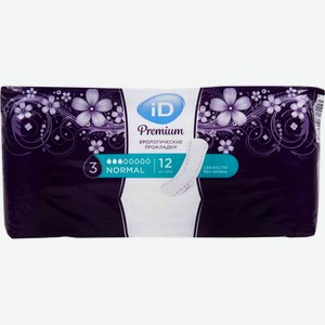 Прокладки урологические id Premium Normal, 12 шт.