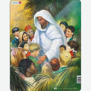 Пазл Larsen «Иисус с детьми» 33 детали