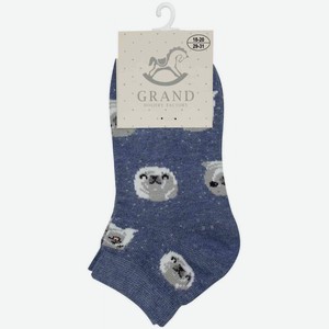 Носки детские Гранд Морской котик цвет: синий меланж, 29-31 р-р