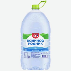 Вода питьевая Калинов Родник негазированная, 6 л