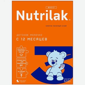 Напиток молочный Nutrilak 3 600г с 12месяцев