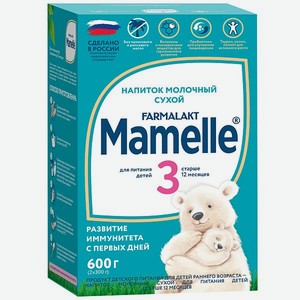 Смесь молочная Mamelle 3 600г с 12месяцев