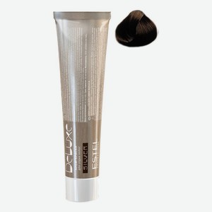 Крем-краска для седых волос De Luxe Silver 60мл: 5/7 Светлый шатен коричневый