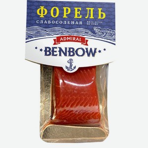 Форель <Адмирал Бенбоу> филе-кусок с/с 130г в/у Россия