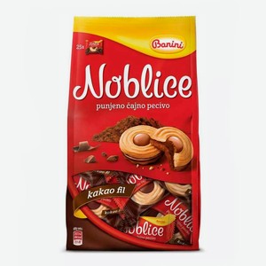 Печенье Noblice с какао начинкой 350 г
