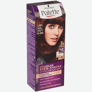 Крем-краска для волос Palette Стойкая интенсивный цвет LW3 Горячий шоколад 6-68, 110 мл