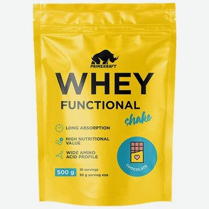 Протеин Whey Functional Shake Prime Kraft шоколад 500 г