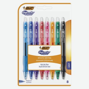 Ручка гелевая BIC Джелор 8цветов 8шт 964762