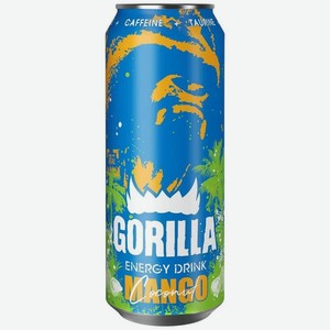 Напиток энергетический Gorilla с манго и кокосом