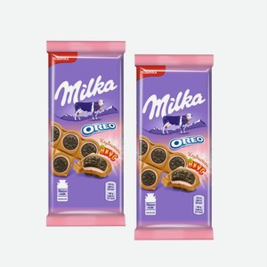 Шоколад МИЛКА Орео-клубника 92г