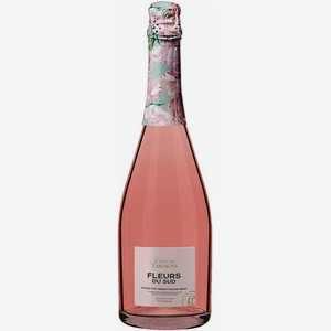 Вино игристое Fleurs du Sud розовое полусухое 11% 750мл