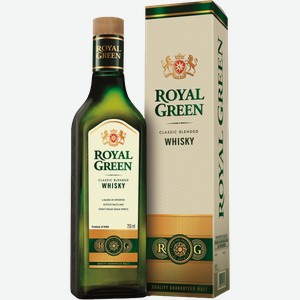 Виски Royal Green купажированный 42.8% 750мл