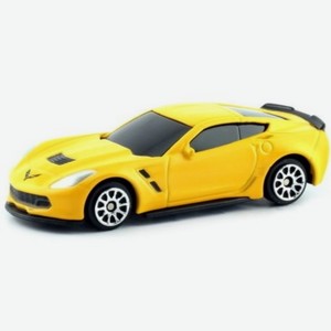 Машинка Uni-Fortune RMZ City 1:64 Chevrolet Corvette, желтый матовый