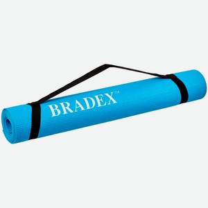 Коврик для йоги и фитнеса Bradex SF 0693 173*61*03 см бирюзовый с переноской