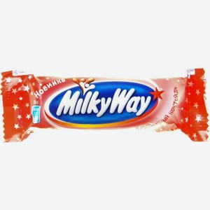 Шоколадный батончик Milky Way Клубничный коктейль, 26г