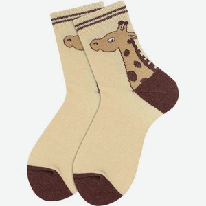 Носки детские Grand Жираф цвет: бежевый/коричневый, 32-34 р-р