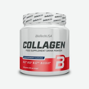 Коллаген BiotechUSA Collagen 300 г. Чёрная малина