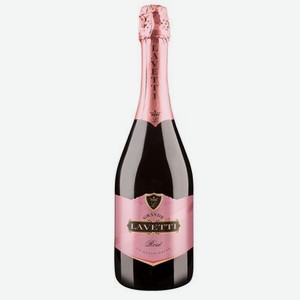 Винный напиток Lavetti Rose газированный розовый сладкий 8%, 750 мл