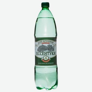Вода минеральная Аллея источников Ессентуки № 4 газированная, 1.5 л, пластиковая бутылка