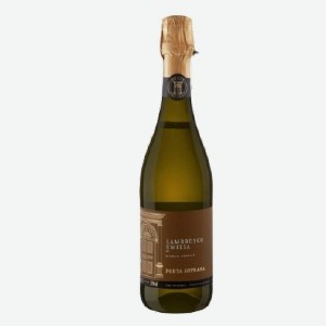 Вино игристое  Ламбруско , порта сопрана, белое полусладкое, красное полусладкое, 8%, 0,75 л