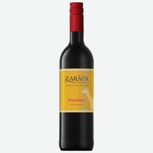 Вино Zarafa Pinotage красное сухое 14%, 0,75 л