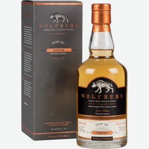 Виски Wolfburn Aurora в подарочной упаковке 46 % алк., Шотландия, 0,7 л