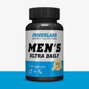 Витамины для мужчин Powerlabs 120 капсул