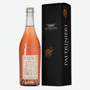 Шипучее вино Lambrusco di Sorbara Radice в подарочной упаковке 0.75 л.