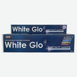 Зубная паста White Glo Мгновенное отбеливание, 100 г