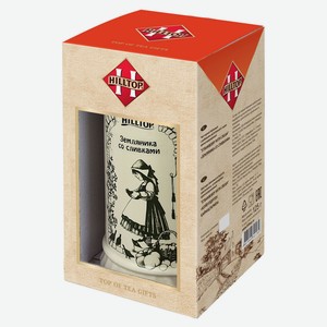 Чай черный Hilltop Земляника со сливками подарочный набор, 125 г