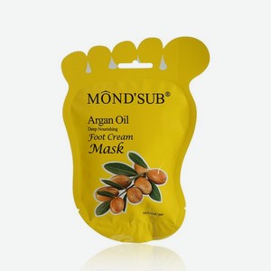 Питательная маска - носочки для ног Mond Sub Foot Cream Mask с маслом арганы 36мл. Цены в отдельных розничных магазинах могут отличаться от указанной цены.