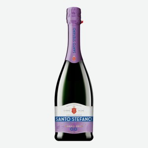 Вино игристое безалкогольное Santo Stefano Rosso Zero красное полусладкое 750 мл Россия