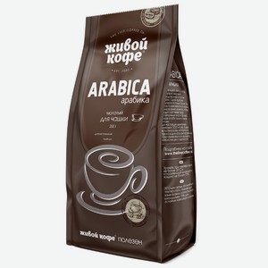 Кофе молотый Живой кофе Arabica для чашки, 200 г