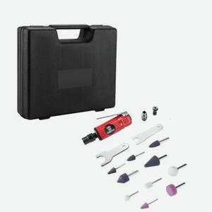 Пневматическая шлифмашина DEKO DKPT02 SET 3 в чемодане с набором 15 предметов