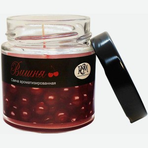 Свеча ароматизированная РСМ Вишня в банке цвет: красный 120 г, 80×70 см